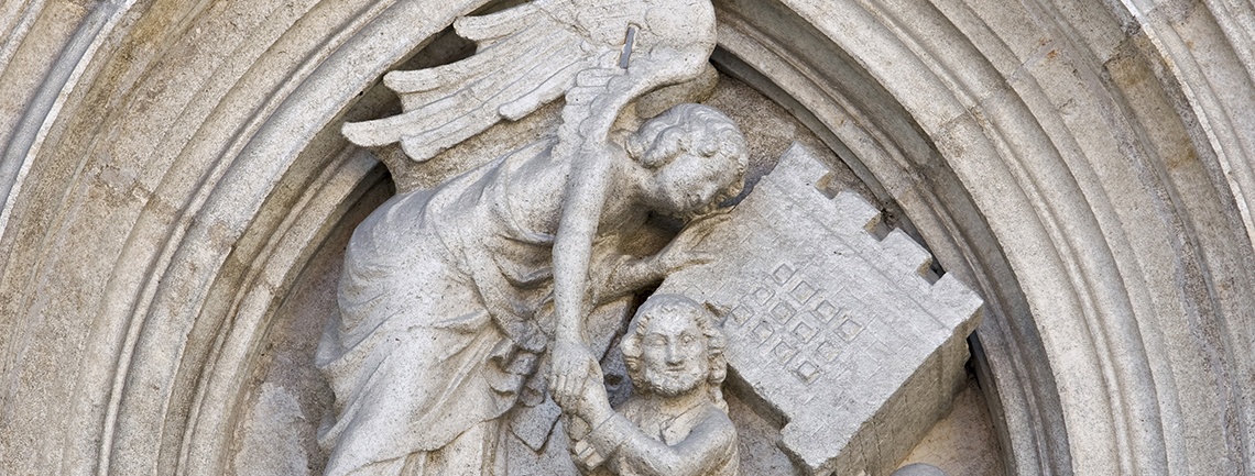 Ein Engel befreit Petrus aus dem Gefängnis/Südl. Westportal © Florian Monheim
